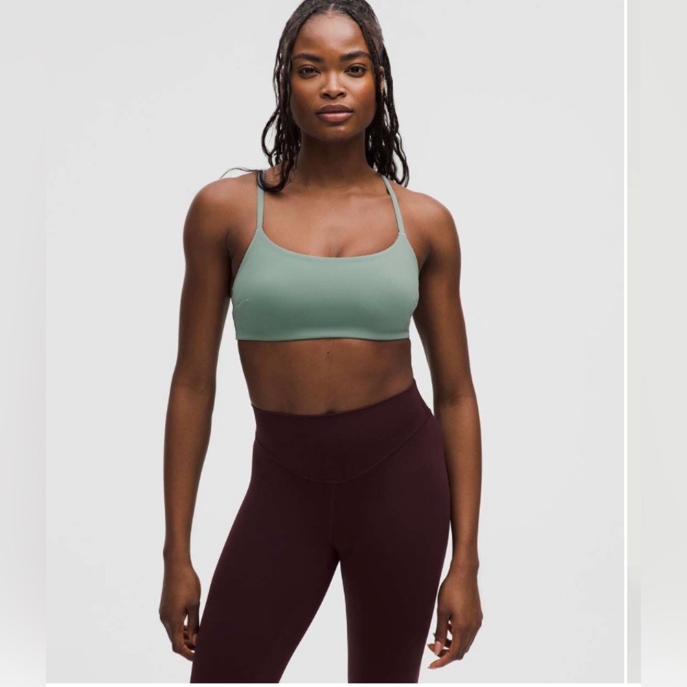 Lululemon Wunder Train Strappy Racer Bra *Light Support, C/D Cup Crater Blue Sz6